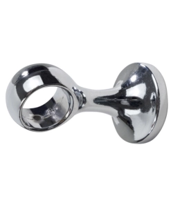 2 SUPPORTI MONOBLOCCO CROMO 6 CM PER TUBO TENDA DIAMETRO 20 MM